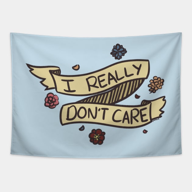 Don't Care Tapestry by skelico