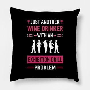 Wine Drinker Exhibition Drill Pillow