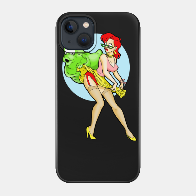 Janine and Slimer - Ghostbusters - Phone Case