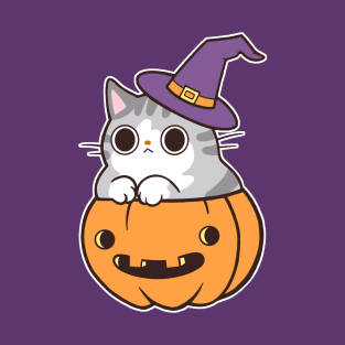 Pumpkin Cat T-Shirt