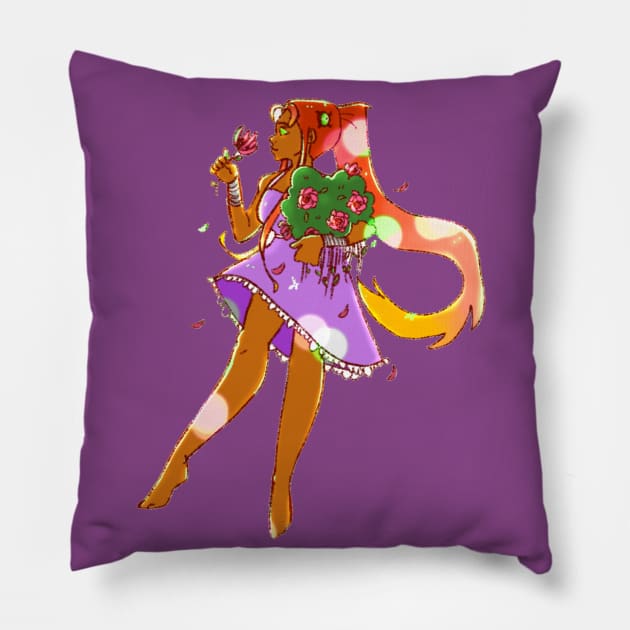 Summer Starfire Pillow by The.Pretty.Latina