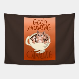 Good Morning Cat•Feine V42 Tapestry