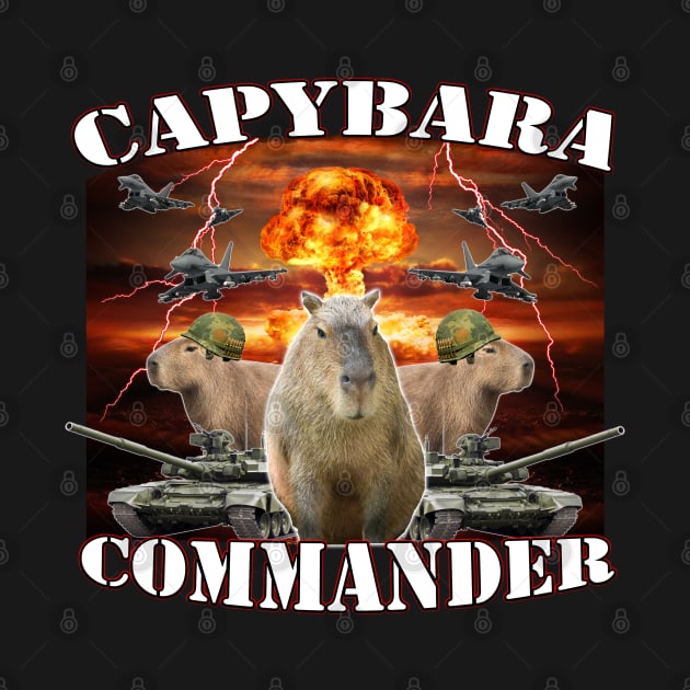 Capybara Commander by HardShirts