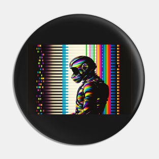 Space Monday, OP-ART Pin