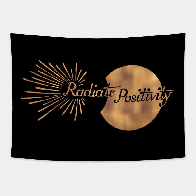 Radiate Positivity Tapestry by Olooriel