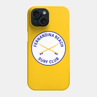 Vintage Fernandina Beach Florida Surf Club Phone Case