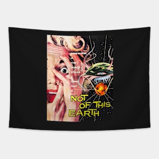 Not Of This Earth Vintage Sci Fi Tapestry