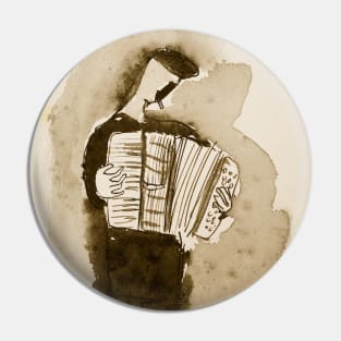 Accordion player Pin