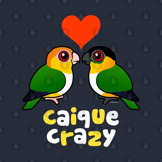 Cute Cartoon Caique Crazy by birdorable