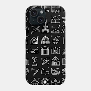 TRAVEL AND TOURISM ICONS Phone Case