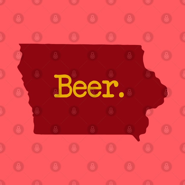 Iowa Beer IA by mindofstate