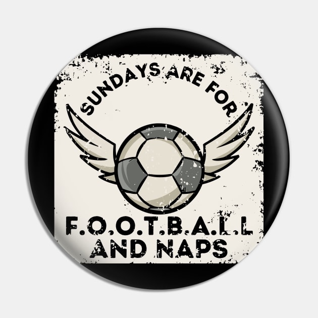 Winged Football Fever Pin by Hepi Mande