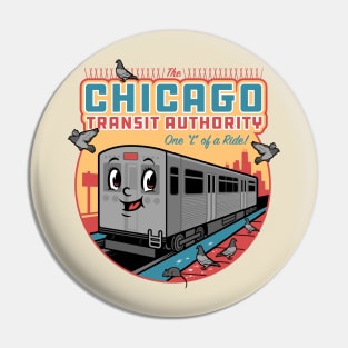 CTA: One "El" Of A Ride Pin