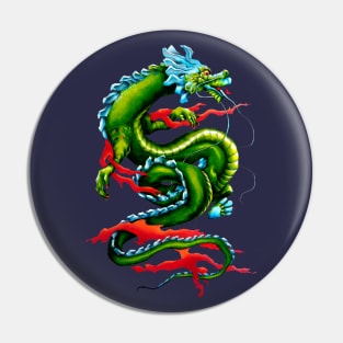 Green dragon Pin