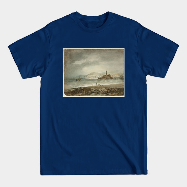 A Mediterranean Sea-Port, with a Lighthouse - Jmw Turner - T-Shirt