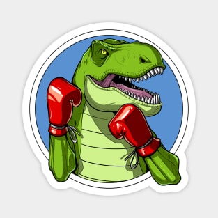 T-Rex Dinosaur Boxing Magnet