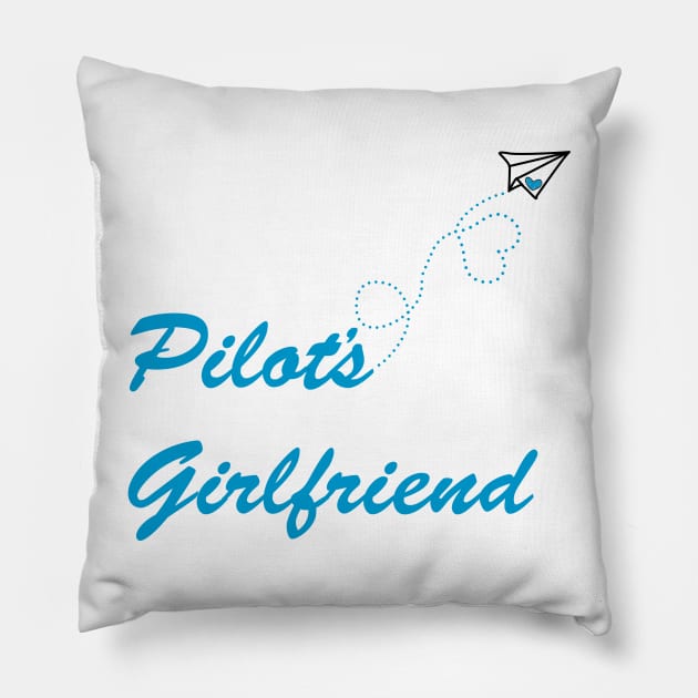 Pilot's Girlfriend Pillow by AddictingDesigns