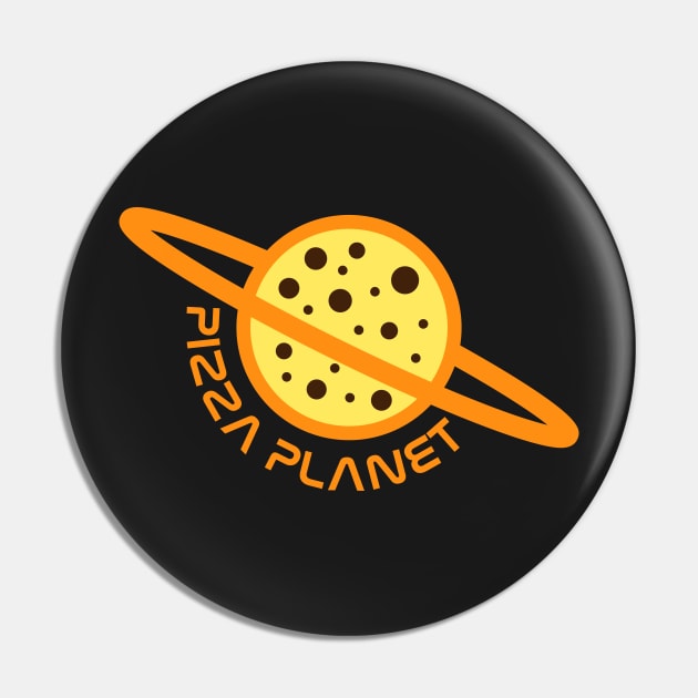 Pizza Planet Costume Tee Pin by RajaGraphica