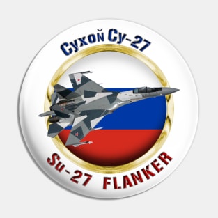 Su-27 Flanker Russia Pin