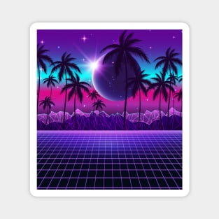 Twilight Retrowave Magnet