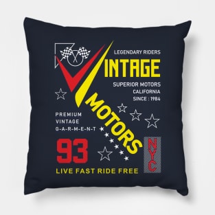 The Vintage Motors Pillow