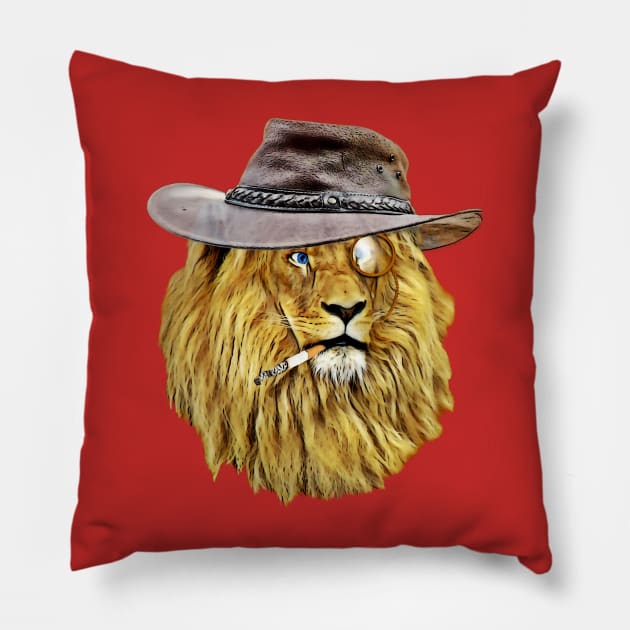 Funny Lion Pillow by Emart