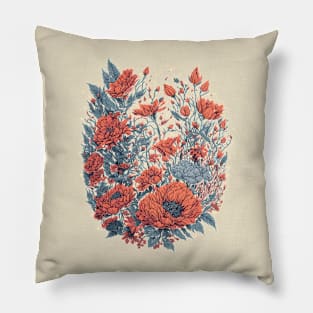 Vintage Flowers Pillow