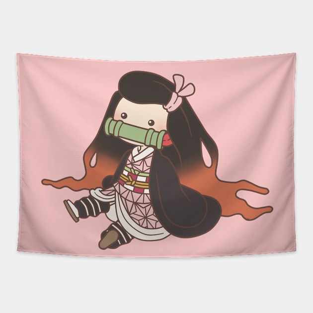 Nezuko Tapestry by chiswui