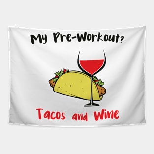 Taco and wine Tapestry