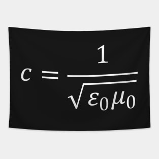 Speed Of Light Formula - Electromagnetism And Physics Tapestry