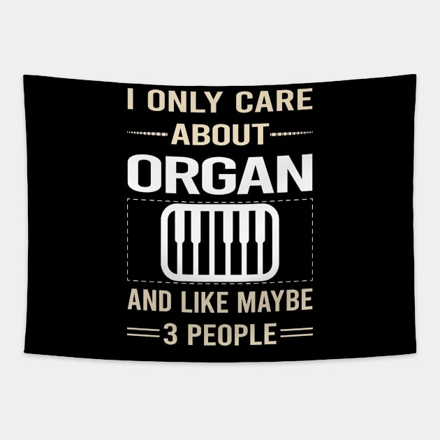 Funny 3 People Organ Organist Tapestry by symptomovertake