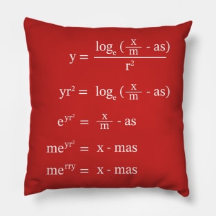 Christmas Math Equation Pillow