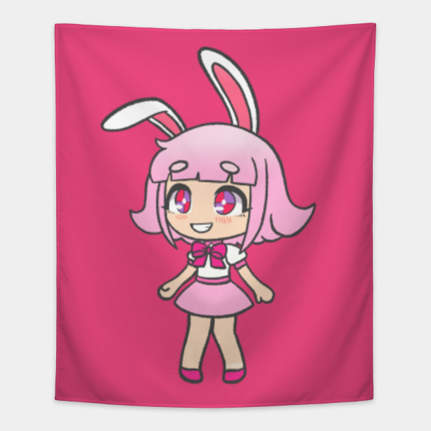 Gacha Pink Bunny Girl Gacha Tapestry Teepublic