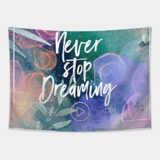 Colourful, abstract, live, positivity, good vibes, dream, dreams, dreamer , love, inspiration motivation, spring, colours, happy, funny, music Tapestry