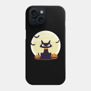 Cool Cat on Halloween! Phone Case