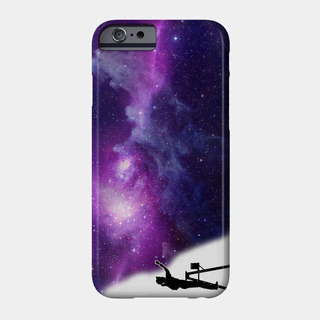 Cosmic Galaxy Girl Painting Space Phone Case Teepublic