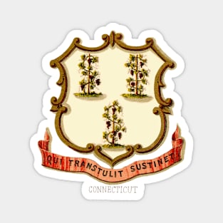1876 Connecticut Coat of Arms Magnet