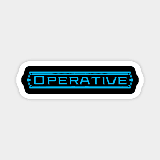 Operative Sci-Fi Character Magnet