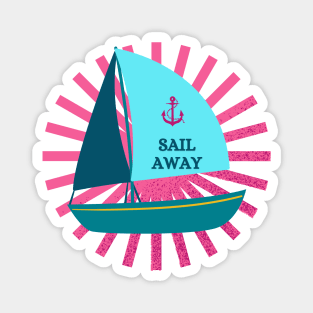 Sail Away Magnet