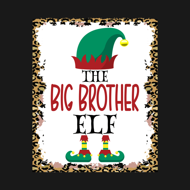 The Big Brother Elf Leopard Elf Christmas Gift by Art master