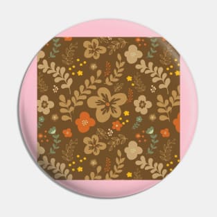 Floral Pattern Pin