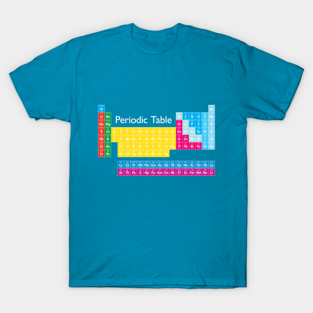 Periodic Table of Elements - Periodic Table Of Elements - T-Shirt ...