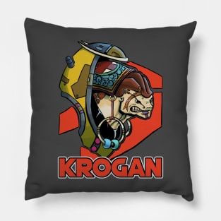 Krogan Bust Pillow