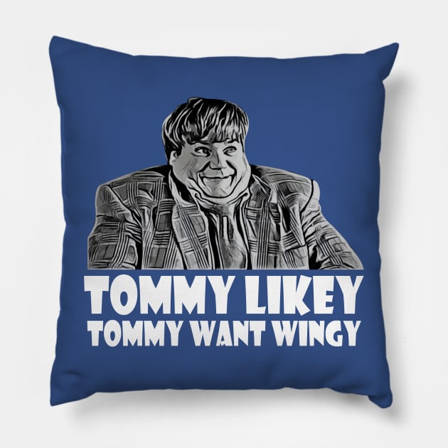 Tommy want wingy 1 Pillow by Hoang Bich