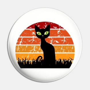 Retro Cat Pin