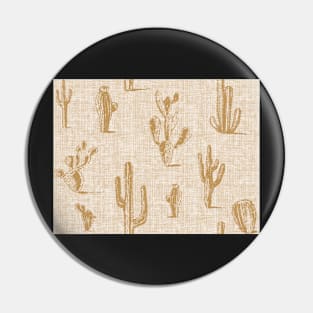 Cacti Canvas - honey Pin