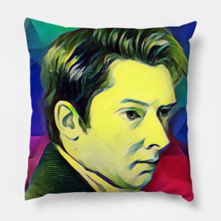 William Hazlitt Colourful Portrait | William Hazlitt Artwork 7 Pillow