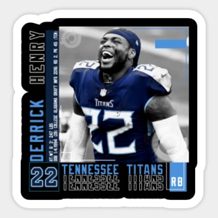 Tennessee Titans: Derrick Henry 2022 White Jersey - Officially Licensed NFL  Removable Adhesive Decal