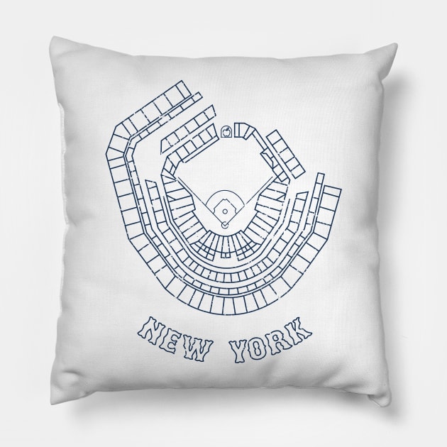 Citi Field - NY Pillow by kellyoconnell