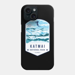 Ski Katmai National Park Alaska Phone Case